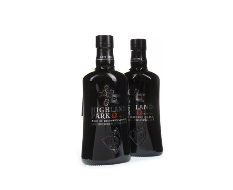 HIGHLAND PARK NESS OF BRODGAR'S LEGACY 12 YEARS OLD (2) Single Malt Scotch Whisky 700ml, 46% volume. Two bottles.