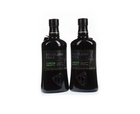 HIGHLAND PARK SCOTTISH BALLET 50 (2) Single Malt Scotch Whisky One of 5000 bottles to celebrate the 50th Anniversary of the S