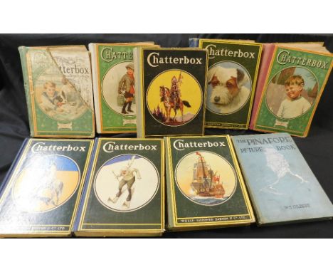CHATTERBOX, 1921-23, 1927-30, 8 vols, mixed condition, 4to, original cloth backed pictorial boards + SIR WILLIAM SCHWENCK GIL