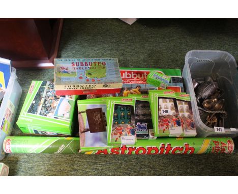 Collection of asssorted Subbuteo Football inc,. Teams, Board game, Astro Pitch etc 