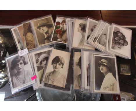 Collection of assorted Portrait Miss Gladys Cooper Postcards 