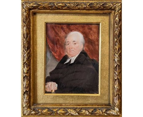 Thomas Hargreaves (1774-1846/7) Portrait miniatures of Reverend Robert Hankinson Roughsedge (1747-1829), Rector of Liverpool 