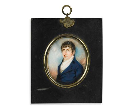 Circle of Henry Edridge, ARA (1768-1821) Portrait miniature of George Coulson (1771-1861)signed and dated indistinctly lower 