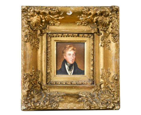 English School, circa 1820 Portrait miniature of a gentleman, said to be Willoughby Wigston (1799-1833) of Trent Park, Enfiel