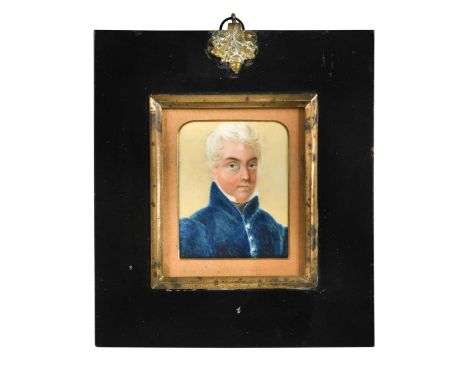 English School, circa 1825 Portrait miniatures of Mr George Griffin, Army Surgeon, and his wifeinscribed with identity of the