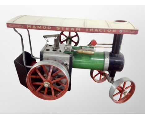 A Mamod steam tractor 
