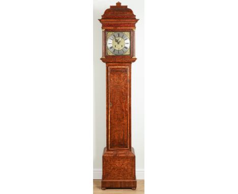 A MONTH-GOING SEAWEED MARQUETRY WALNUT LONGCASE CLOCKThe movement by Jonathan Lowndes, London, early 18th century and laterTh