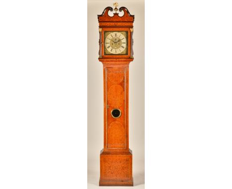 A WALNUT, SEAWEED MARQUETRY STRIKING LONGCASE CLOCKThe dial inscribed Robert Sly, King Street, Westminster, early 18th centur