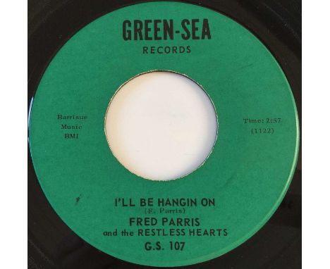 FRED PARRIS - I'LL BE HANGIN ON/ I CAN REALLY SATISFY 7" (US SOUL/ R&amp;B - GREEN-SEA GS 107). A beautiful, original 60s 7" 