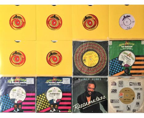 UK 'A' LABEL - SOUL 7" COLLECTION. A fine collection of around 51 soul 7" singles, all UK pressings on labels beginning with 