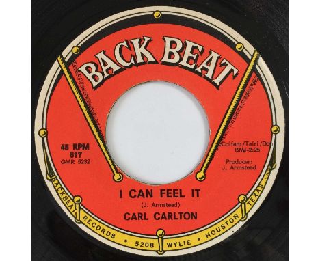 CARL CARLTON - I CAN FEEL IT/ YOU'VE GOT SO MUCH 7" (US NORTHERN - BACK BEAT 617). A superb original US pressing of I Can Fee