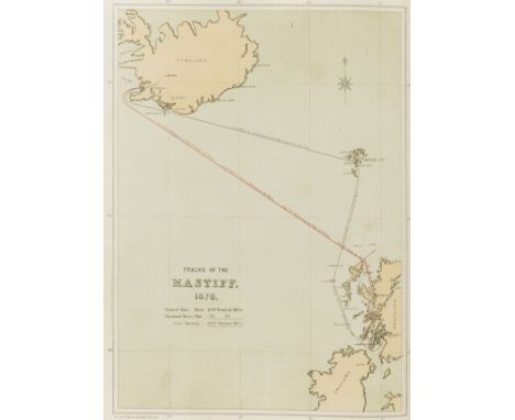 Trollope (Anthony) How the "Mastiffs" went to Iceland, first edition, half-title, colour map frontispiece, 13 lithographed pl