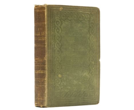 Dickens (Charles) A Tale of Two Cities, first edition in book form, third issue with title dated 1860, half-title, engraved f