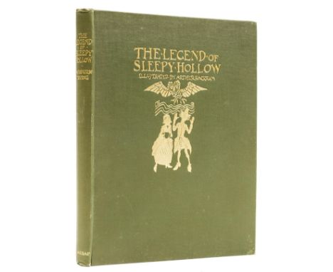 Arthur Rackham.- Irving (Washington) The Legend of Sleepy Hollow, one of 375 copies, this one of 250 for England and marked '