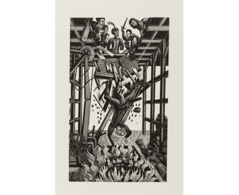 Ravilious (Eric) Four Wood Engravings...made in 1933 for the Golden Hours Press' Famous Tragedy of the Rich Jew of Malta, one