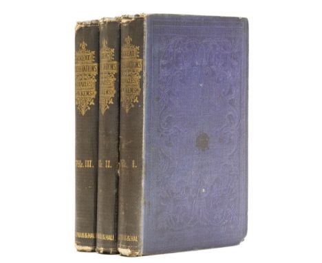 Dickens (Charles) Great Expectations, 3 vol., first edition, fifth impression, without half-titles or advertisements, occasio