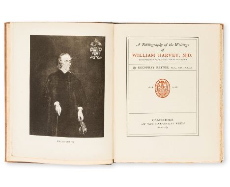 Keynes (Geoffrey) &amp; the Keynes Press.- Keynes (Geoffrey) A Bibliography of the Writings of William Harvey, M.D., Cambridg