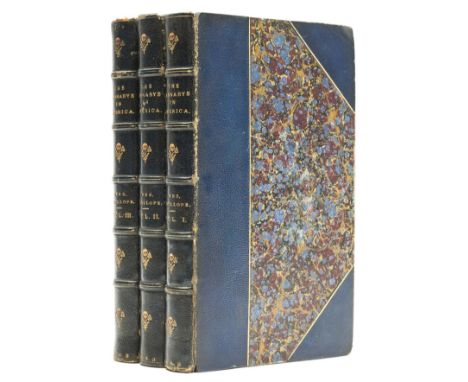 Trollope (Frances) The Barnabys in America; or, Adventures of the Widow Wedded, 3 vol., first edition, frontispieces and 6 pl