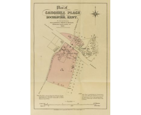 Dickens (Charles).- The Singularly Interesting Freehold Residential Property Known as Gadshill Place the home of Charles Dick