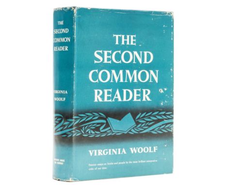 Woolf (Virginia) The Second Common Reader, first American edition, signed by the author on front endpaper, original cloth, a 