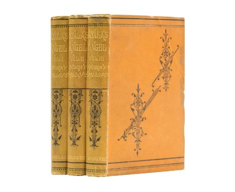 Trollope (Anthony) Ayala's Angel, 3 vol., first edition in book form, light browning to titles, vol. 2 title chipped at head,