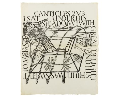 Whittington Press.- Anderson (Andrew) A Vision of Order: Linocuts..., number xxxviii of 85 specially-bound copies signed by t