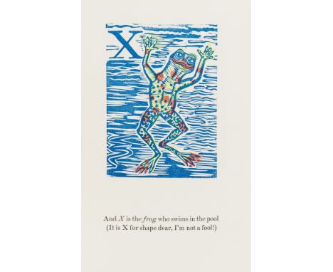 Incline Press.- Marx (Enid) Marco's Animal Alphabet, number 3 of 160 copies, linocuts by Enid Marx printed in black or colour