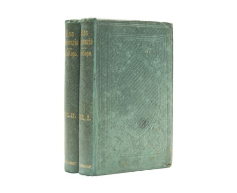 Trollope (Anthony) Miss Mackenzie, 2 vol., first edition, occasional light soiling, bookplate of Frank Austin Ellis Ashwell t