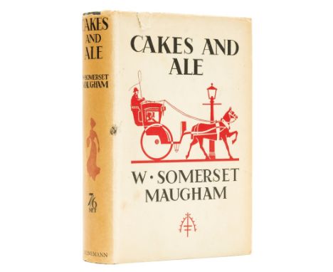 Maugham (William Somerset) Cakes and Ale, first edition, first state with 't' of 'won't' lacking on p.147, signed by the auth