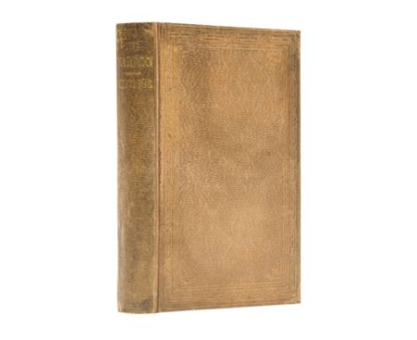 Trollope (Anthony) The Warden, first edition, without advertisements, light marginal browning, later brown cloth with origina