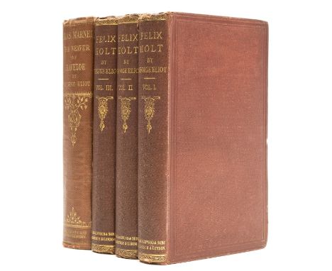 [Evans (Marian)], "George Eliot". Felix Holt, the Radical, 3 vol., first edition, vol. 3 with 4pp. and 20pp. advertisements a