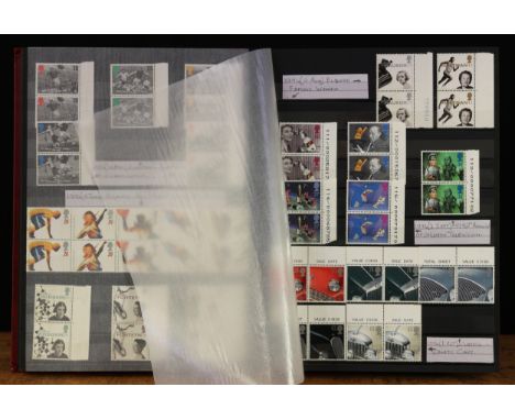 Stamps - Red Crest stockbook, including GB mint collection, some pre-decimal, mostly modern in pairs m/sheets, etc, f/v £470 