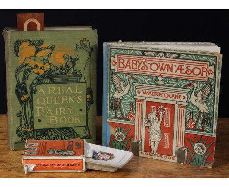 Children's Books - Crane (Walter), Baby's Own Aesop, Routledge; Sylva (Carmen), A Real Queen's Fairy Book; an early 20th cent