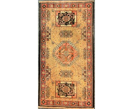 A Middle Eastern Kashmir carpet, approx 67" x 46"