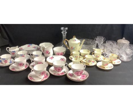 Ceramics and Glass - an Art Deco Tuscan China coffee service for six, comprising coffee pot, cream jug, sugar bowl, coffee ca