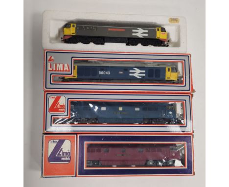 Three boxed Lima Models 00 gauge model railway trainset locomotive engines to include&nbsp;No.205122 MWG Western Renown 1071,