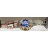 Royal Crown Derby bone china 'Wilmot' part breakfast service, printed in iron red with insects and