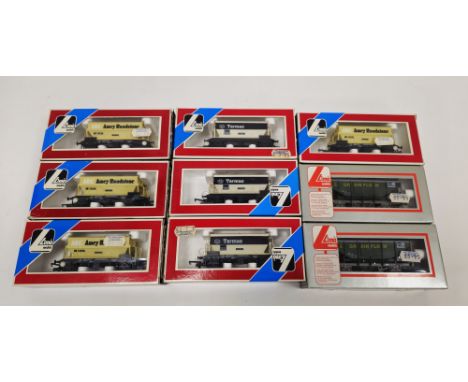 Nine boxed Lima Models 00 gauge rolling stock to include 4 X No. 305636 ARC Amey Roadstone Hopper, 3 X No.305639 Tarmac Hoope