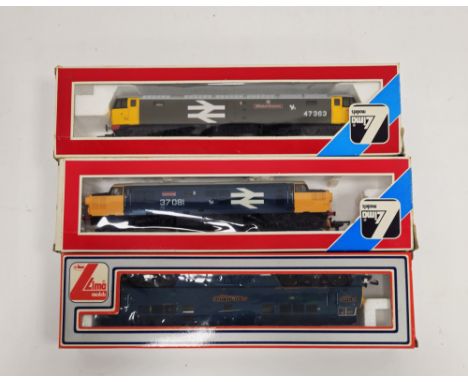 Three boxed Lima Models 00 gauge model railway trainset locomotive engines to include No.205212 Billingham Enterprise 47363, 
