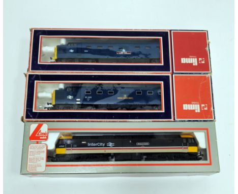 Three boxed Lima Models 00 gauge model railway trainset locomotive engines to include No.205041 Intercity Windsor&nbsp;Castle
