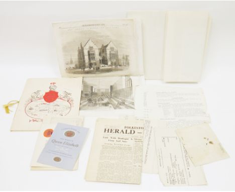 Assorted ephemera including two tickets and associated London Transport Special Bus Service for The Festival of Britain 1951,