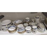 Aynsley 'Rembrandt' pattern bone china part tea, coffee and dinner service, 20th century, printed