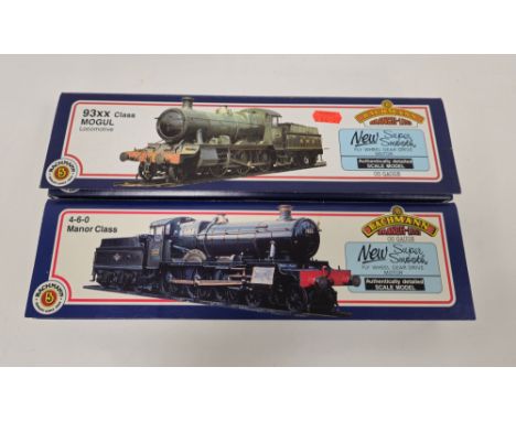 Two Bachmann Branch-line 00 gauge boxed locomotives and tenders to include 4-6-0 Manor Class 31.300 'Hook Norton Manor' no.78