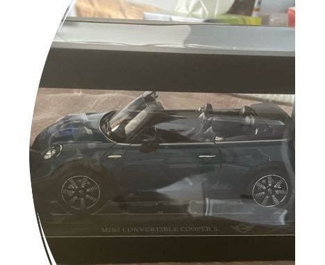 A Limited Edition Mini Lifestyle diecast model car of a Mini Convertible Cooper S – worth £80  