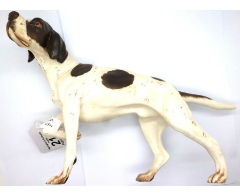 Beswick Pointer dog, H: 20 cm. No cracks, chips or visible restoration. P&amp;P Group 2 (£18+VAT for the first lot and £3+VAT