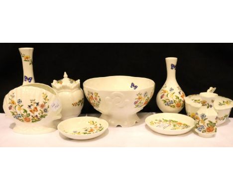 Quantity of Aynsley ceramics in the Cottage Garden pattern. P&amp;P Group 3 (£25+VAT for the first lot and £5+VAT for subsequ