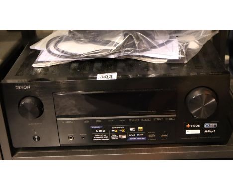 Denon AVR-X2600H integral network av receiver. Not available for in-house P&P, contact Paul O'Hea at Mailboxes on 01925 65913