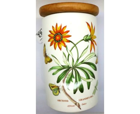 Four Portmeirion ceramic chargers and a lidded jar. Not available for in-house P&amp;P, contact Paul O'Hea at Mailboxes on 01