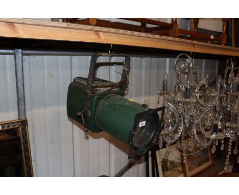 A vintage stage light