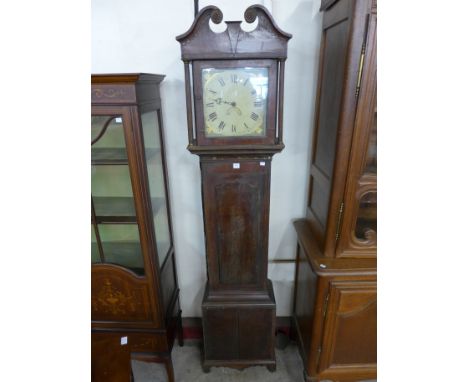 A 19th Century 30-hour oak longcase clock